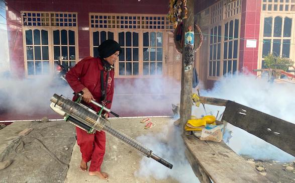 Kasus DBD Tinggi, Dinkes Bulukumba Lakukan Fogging