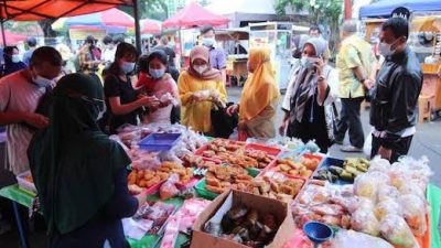 Tingkatkan Perekonomian, Desa Pemdes Batang Gelar Pasar Ramadan
