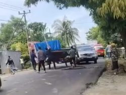 Akses Jalan Poros Jeneponto-Makassar di Blokade Warga, Ada Apa!