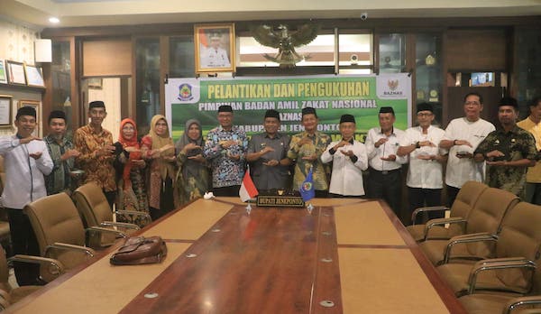 Pj Bupati Jeneponto Lantik Pimpinan PAW Baznas Harap Bangun Kepercayaan