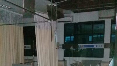 Plafon RSUD Andi Sultan Daeng Radja Bulukumba Ambruk