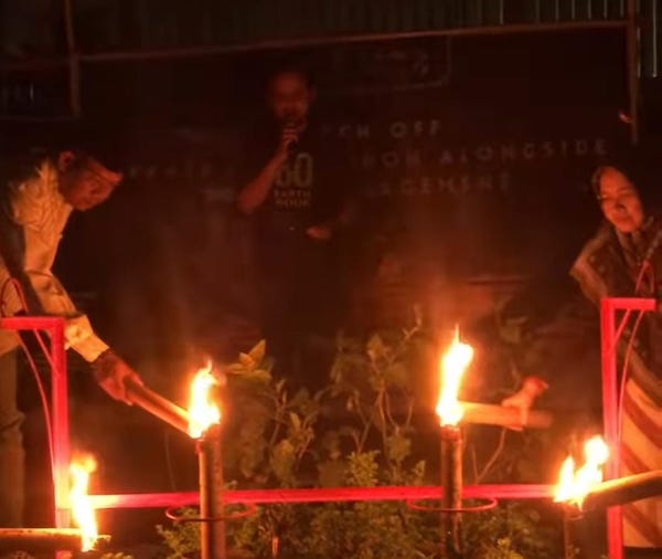 Peringatan Earth Hour di Makassar, Sejumlah Titik Serentak Padamkan Listrik