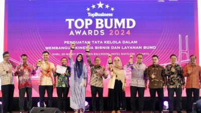 Pemkot Makassar 5 Penghargaan Ajang Top BUMD Award 2024