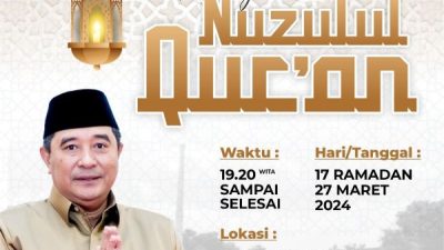 Pemprov Sulsel Ajak Masyarakat Buka Puasa Akbar dan Nuzulul Qur’an di Bone
