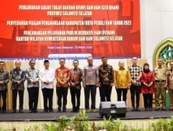 Pj Gubernur Kukuhkan Gugus Tugas Daerah Bisnis dan HAM Sulsel