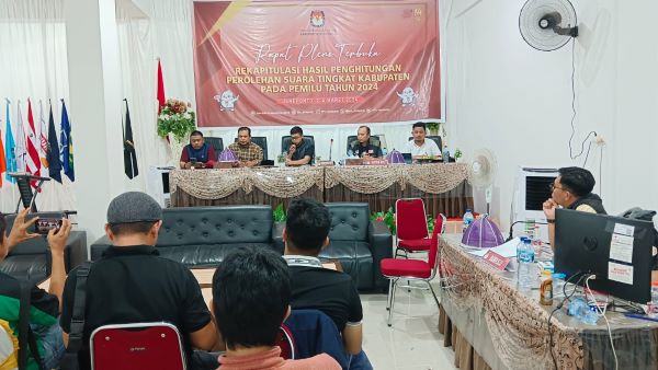Rampungkan Rekapitulasi, KPU Jeneponto Tetapkan Hasil Perolehan Suara Parpol