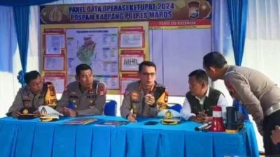 Dirlantas Polda Sulsel Pantau Arus Mudik di Jalur Poros Camba-Bone