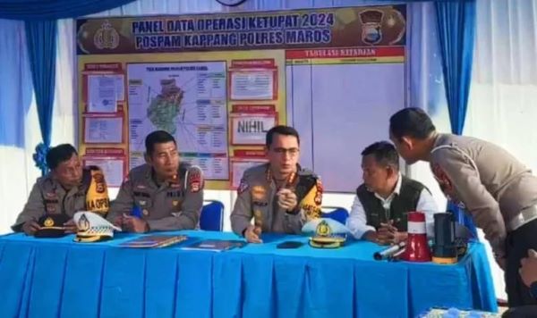 Dirlantas Polda Sulsel Pantau Arus Mudik di Jalur Poros Camba-Bone