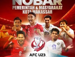 Pemkot Makassar Siapkan Nobar Gratis Timnas Indonesia di Pantai Losari