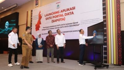 Pemprov Sulbar Launching Aplikasi Sapota