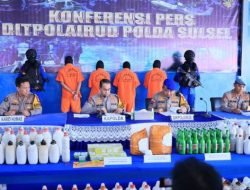 Polda Sulsel Amankan 9 Pelaku Penggunaan Bahan Peledak Ilegal