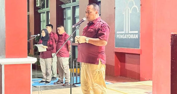 Lapas Makassar Gelar Apel Siaga Jelang Idul Fitri