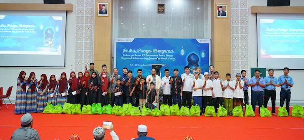 Pertamina Sulawesi Santuni Anak Yatim dan Gandeng BAZNAS Pengumpulan Zakat