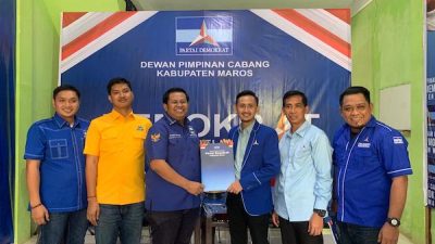 Tim Chaidir Syam dan Suhartina Bohari Kompak Ambil Formulir di DPC Demokrat