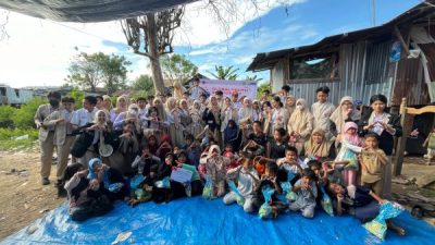 Global Youth Service Day, SMA Bosowa School Makassar Adakan Bakti Sosial