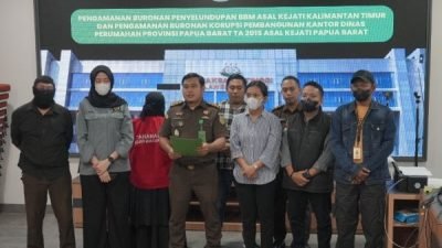 Tim Tabur Kejati Sulsel Tangkap Buronan Korupsi Asal Papua Barat di Makassar