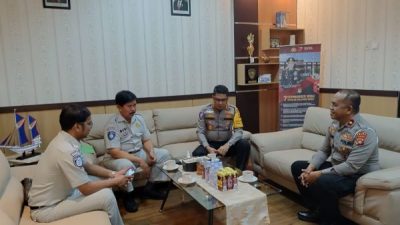 Tingkatkan Kualitas, Dirlantas Polda Sulbar Terima Kunjungan Jasa Raharja Mamuju