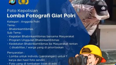 Polda Sulbar Buka Pendaftaran Lomba Foto, Menangkan Hadiah Jutaan Rupiah