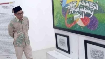 Kakanwil Kemenag Sulsel Kunjungi Lomba Kaligrafi MTQ ke 33