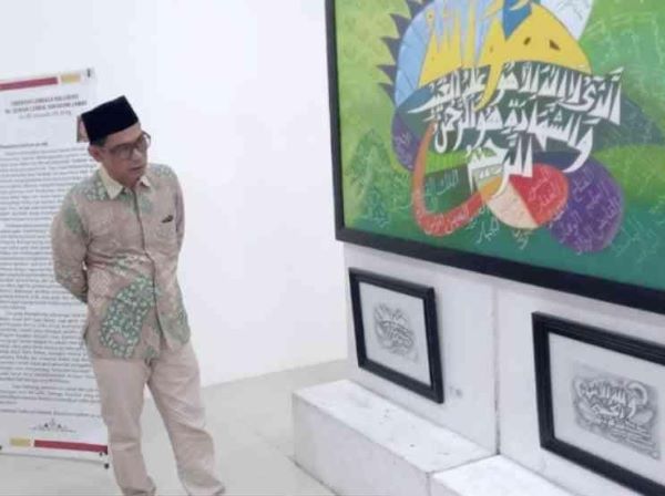 Kakanwil Kemenag Sulsel Kunjungi Lomba Kaligrafi MTQ ke 33