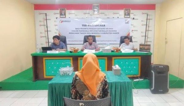 22 Calon Panwascam Maros Ikuti Tes Wawancara
