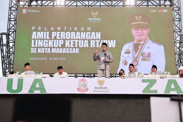 Sinergi BAZNAS - Danny Pomanto Luncurkan Program Makassar Kota Zakat Dunia