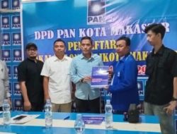 Siap Bertarung di Pilwali Makassar, Najmuddin Daftar ke PAN