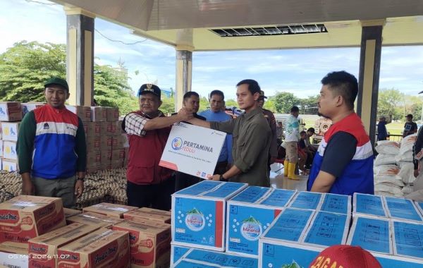Pertamina Sulawesi Sigap Salurkan Bantuan Bencana Banjir di Kabupaten Luwu