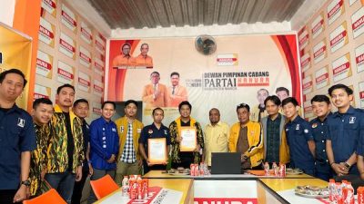 Tim Chaidir Syam-Suhartina Bohari Ambil Formulir Cabub-Cawabup di Partai Hanura