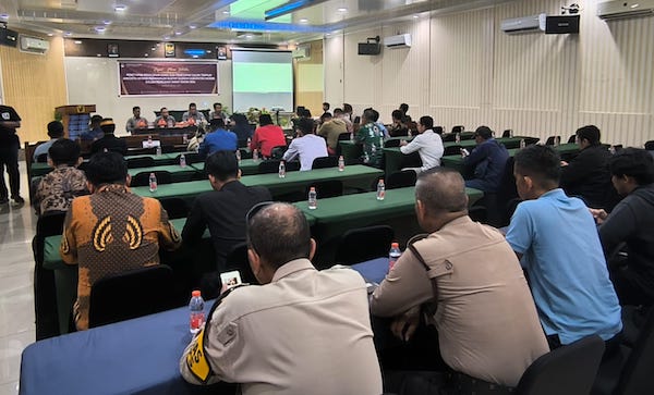Polres Majene Amankan Rapat Pleno Terbuka Penetapan Anggota DPRD Terpilih