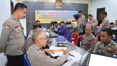 Tim Audit Itwasda Polda Sulbar Lakukan Pemeriksaan di Polres Pasangkayu