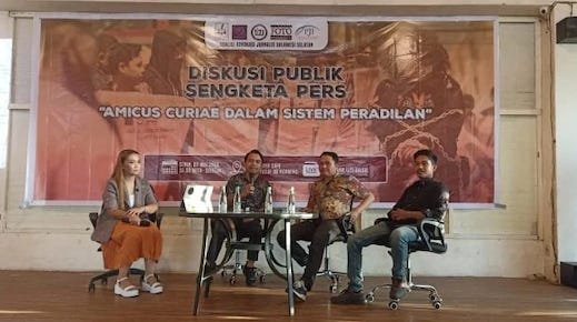 LBH Pers Jakarta Serahkan Amicus Curiae ke PN Makassar