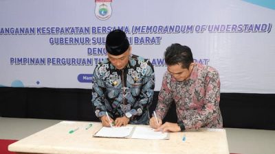 Tingkatkan Kualitas Pendidikan, Pemprov Sulbar Gandeng Perguruan Tinggi