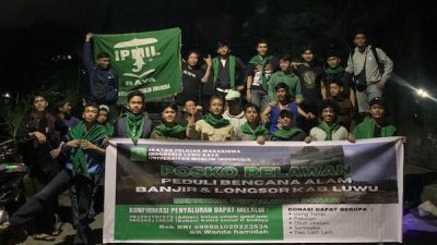 IPMIL Raya UMI Kirim 30 Kadernya Bantu Korban Terdampak Banjir di Luwu