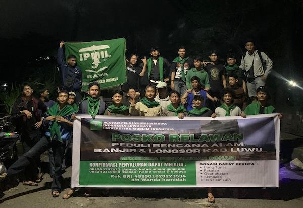 IPMIL Raya UMI Kirim 30 Kadernya Bantu Korban Terdampak Banjir di Luwu