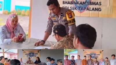 Bhabinkamtibmas Polsek Tapalang Mediasi Antar Pelaku Tawuran