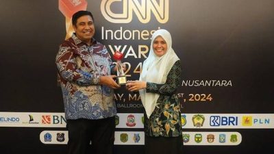 Pemkab Maros Raih Penghargaan CNN Awards Sebagai Kota Ramah Anak