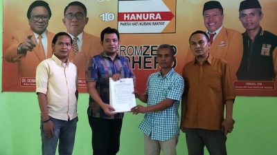 Ikut Penjaringan di Hanura, MSP Resmi Kembalikan Formulir Calon Bupati Jeneponto