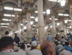 Jamaah Haji Kloter 8 Dapat Waktu Kunjungan Cukup Lama di Raudhah