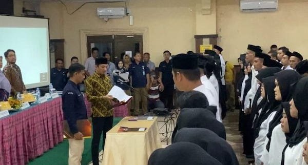 Ketua KPU Parepare Lantik 66 Anggota PPS