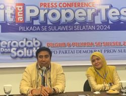 Chaidir Syam-Suhartina Bohari Fit and Proper Test di Demokrat
