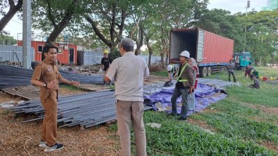 Intens Pantau Revitalisasi, Plt Kadispora : Karebosi Kebanggan Kota Makassar