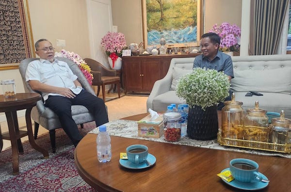 Upayakan Kembali Pembangunan Pasar Karisa, Pj Bupati Jeneponto Temui Zulkifli Hasan