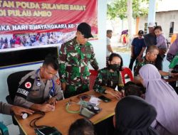 Sambut Hari Bhayangkara ke-78, Polda Sulbar Gelar Bakti Kesehatan