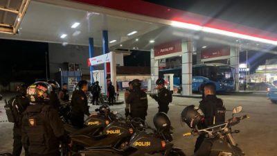 Tingkatkan Keamanan, Ditsamapta Polda Sulbar Intensifkan Patroli Malam