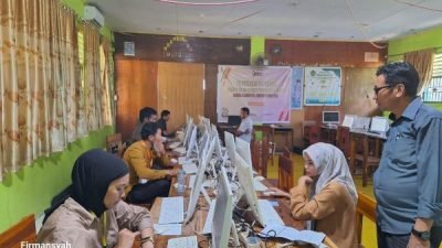 37 Calon Anggota Panwascam Ikuti Tes CAT Bawaslu Jeneponto