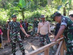 Pastikan Sasaran Selesai Sesuai Harapan, Dansatgas Kunjungi Lokasi TMMD