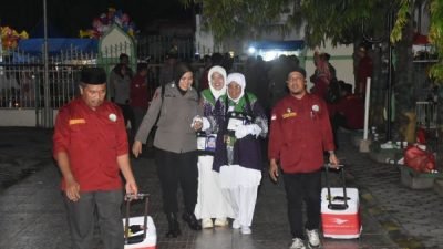 438 Jamaah Haji Bulukumba Diberangkatkan Menuju Asrama Haji Sudiang