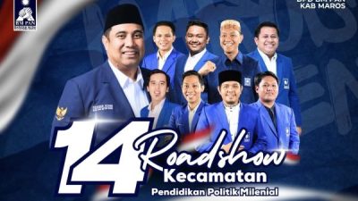 Kawal Chaidir Syam di Pilkada, BM PAN Maros Gelar Road Show