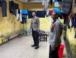 Pastikan Keamanan Tahanan, Polres Sinjai lakukan Pengecekan Sel